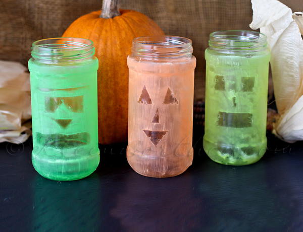 Glow in the Dark Luminary Halloween Craft Glow in the Dark Luminary Halloween Craft