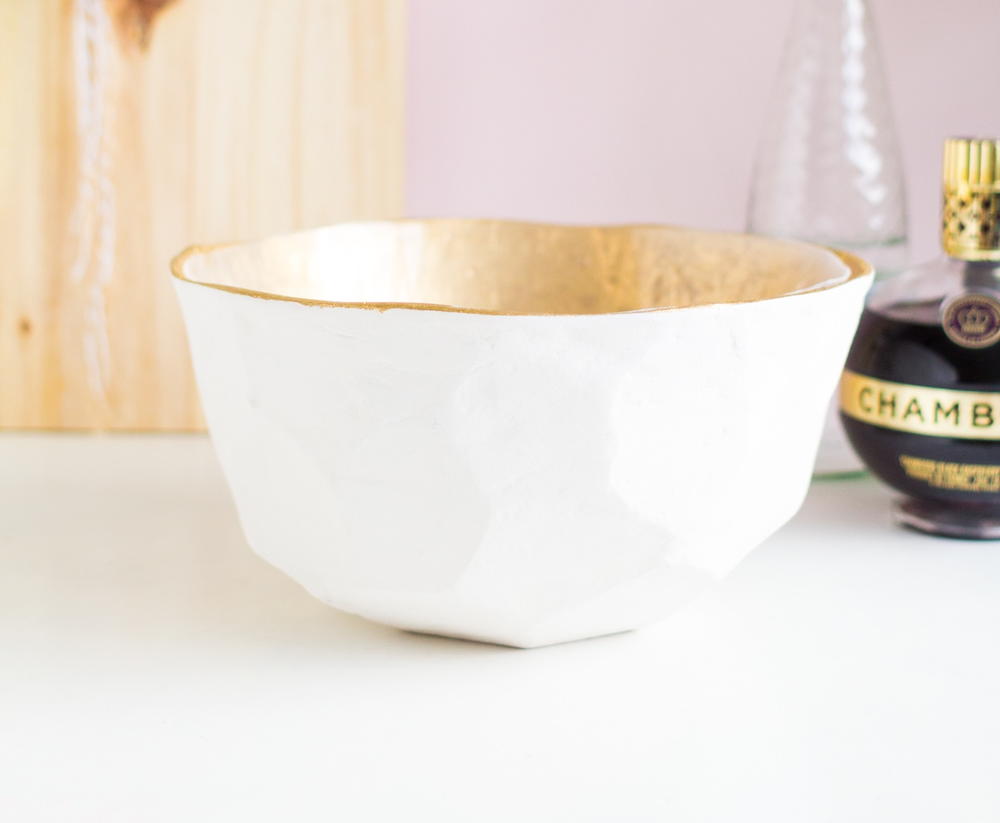 Geometric DIY Bowl