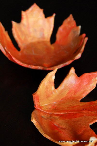 Leaf Bowl Fall Craft Leaf Bowl Fall Craft
