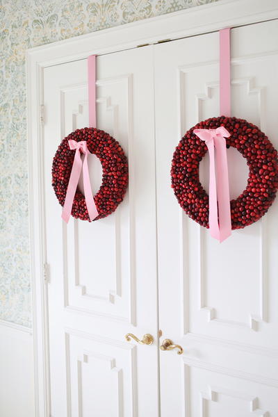 DIY Cranberry Wreath Christmas Craft DIY Cranberry Wreath Christmas Craft