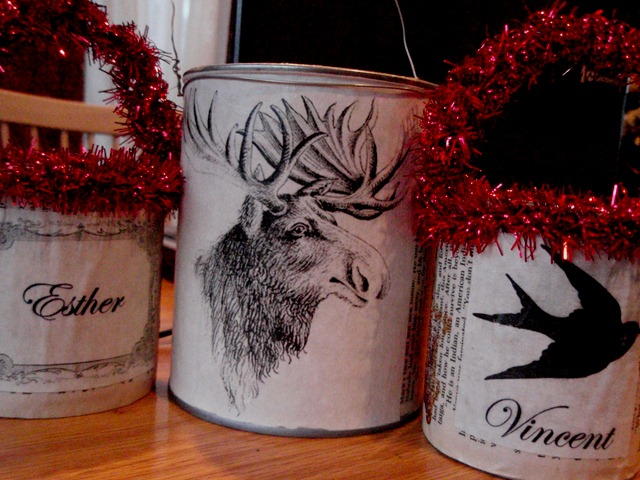 Vintage Stash Can DIY Ornaments Vintage Stash Can DIY Ornaments