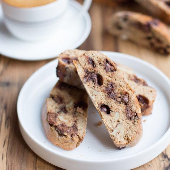 Choc Chip Coffee Biscotti Recipe Choc Chip Coffee Biscotti Recipe