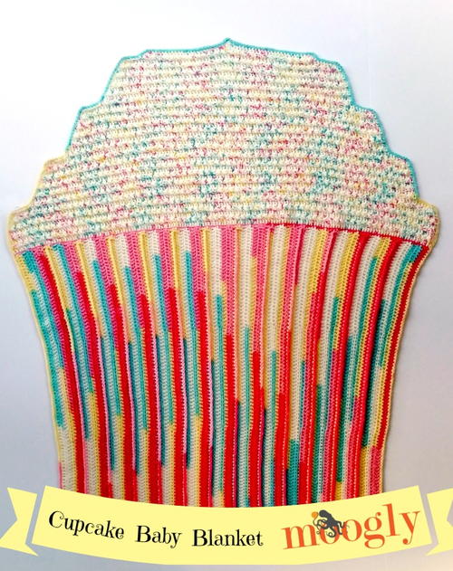 Sweet Cupcake Baby Blanket