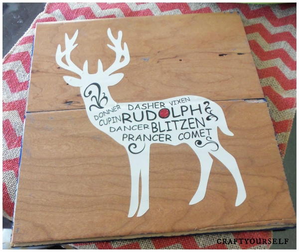 Merry Reindeer Art Board Merry Reindeer Art Board