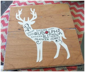Merry Reindeer Art Board