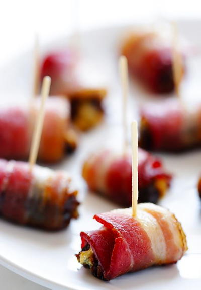 3-Ingredient Bacon-Wrapped Dates 3-Ingredient Bacon-Wrapped Dates