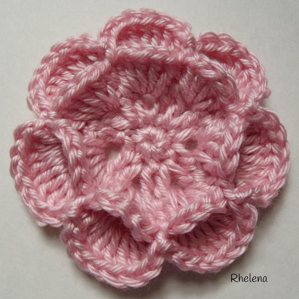 Floating Crochet Flower Floating Crochet Flower