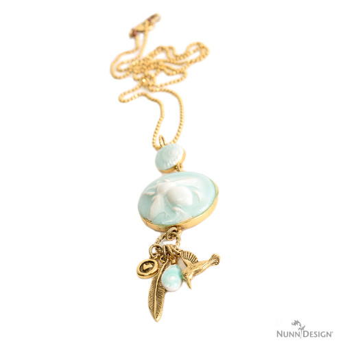 Drop Dangle with Excess Crystal Clay Drop Dangle with Excess Crystal Clay