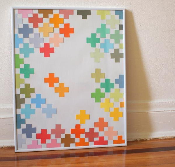 Easy Paint Chip Art Easy Paint Chip Art