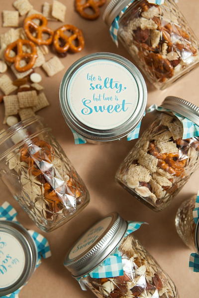 Mason Jar Trail Mix Favors Mason Jar Trail Mix Favors
