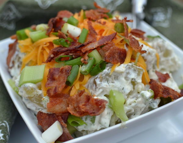 Truly Baked Loaded Potato Salad Truly Baked Loaded Potato Salad