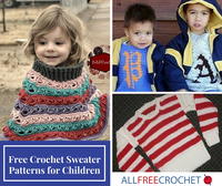 Free Crochet Sweater Patterns for Children Free Crochet Sweater Patterns for Children