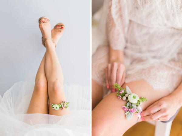 DIY Floral Garter