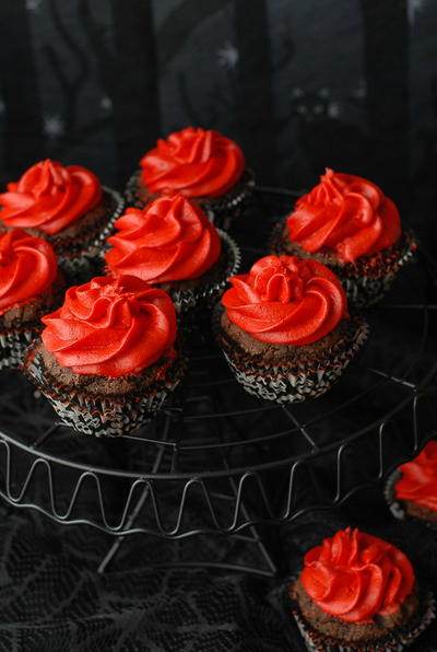 Red Devil Cupcakes Red Devil Cupcakes