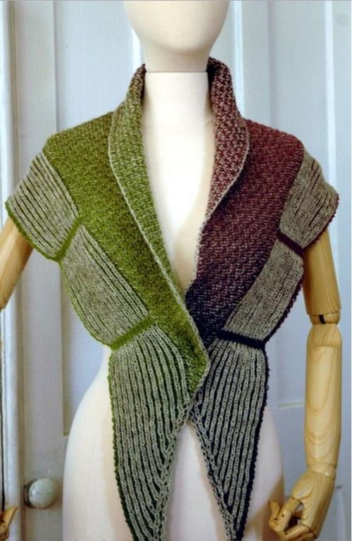 Meadow Brioche Shawl Pattern Meadow Brioche Shawl Pattern