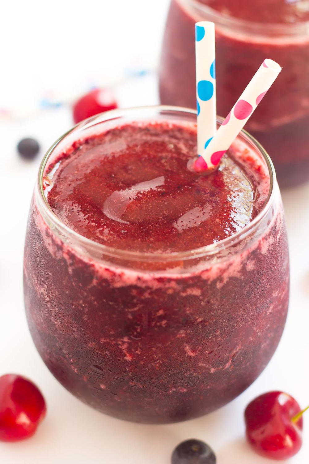 Berry Cherry Wine Slushies | FaveSouthernRecipes.com