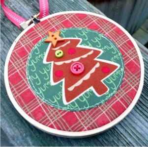 Embroidery Hoop Ornament