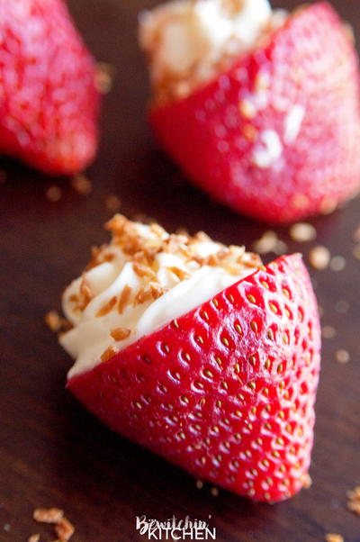 Coconut Cheesecake Stuffed Strawberries Recipe Coconut Cheesecake Stuffed Strawberries Recipe