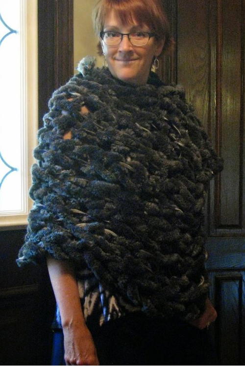 Speedy Arm Knit Shawl Speedy Arm Knit Shawl