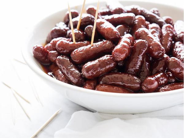 Copycat Slow Cooker Raspberry Chipotle Little Smokies Copycat Slow Cooker Raspberry Chipotle Little Smokies