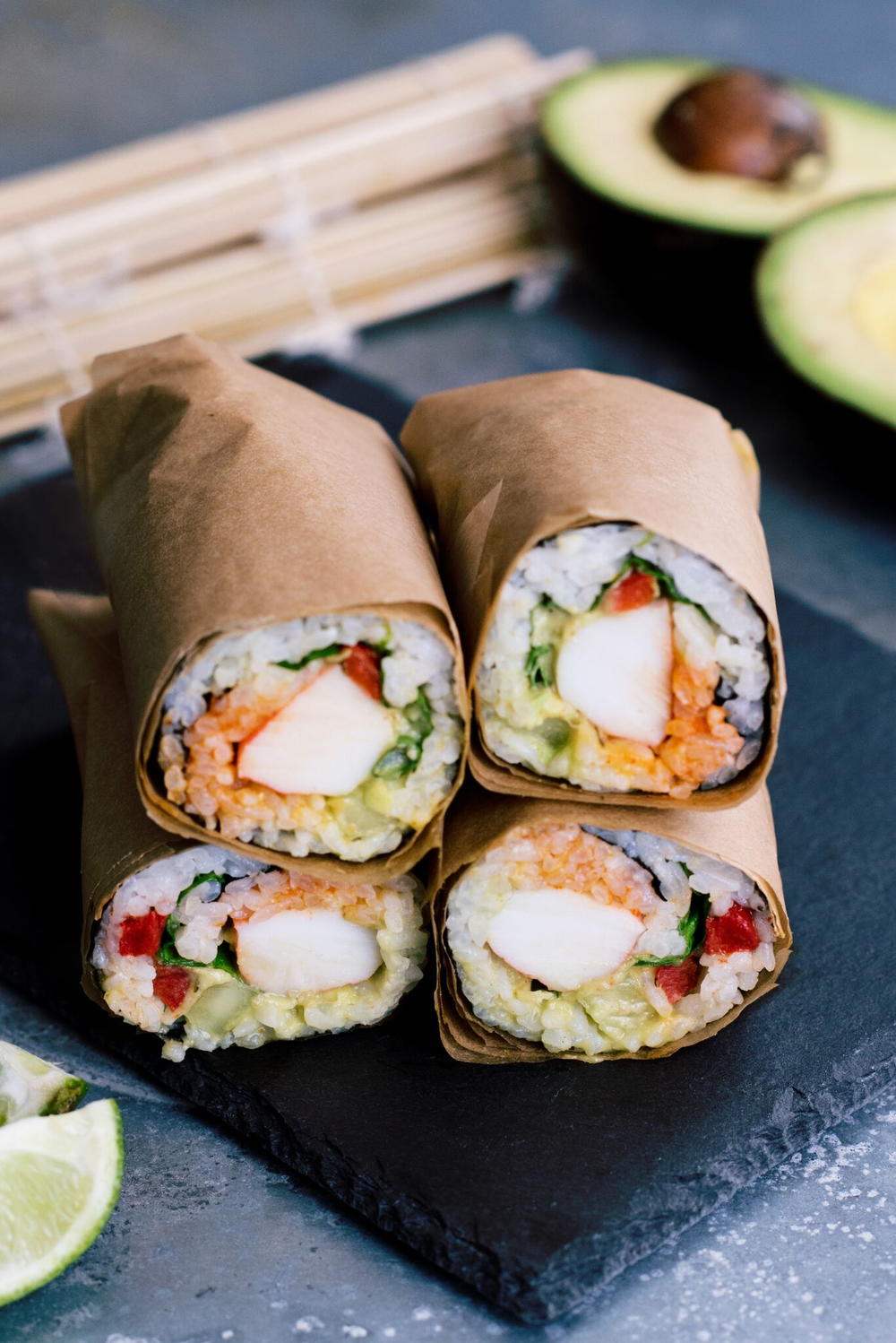 Sushi Burrito Recipe | FaveHealthyRecipes.com