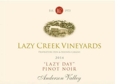Lazy Creek Lazy Day Pinot Noir 2014