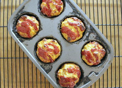 Meatloaf Cupcakes with A Secret Ingredient