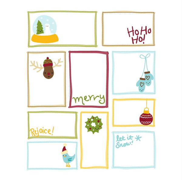 Cutesy Christmas Printable Gift Tags