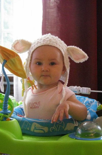 Lamb Ear Baby Hat