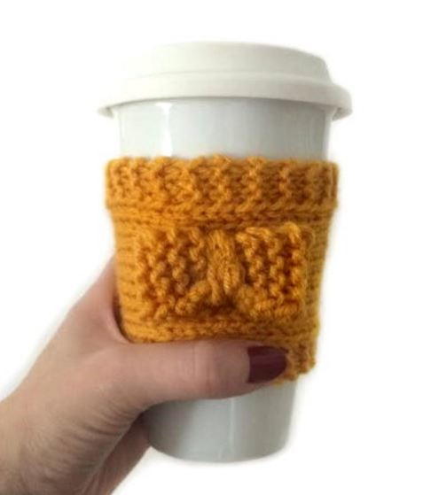 Bow Front Coffee Cozy