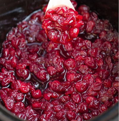 Festive Homemade Slow Cooker Cranberry Sauce