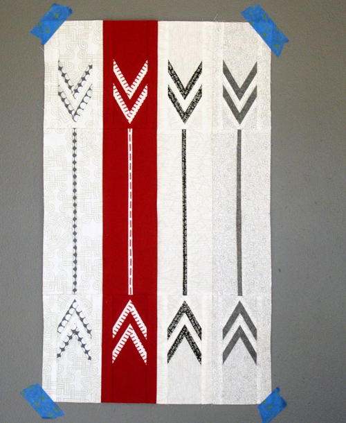 Double Edged Arrow Block Pattern Double Edged Arrow Block Pattern