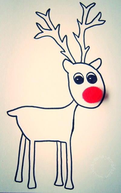 Free Printable Reindeer Cards