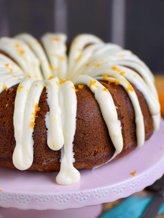 Hummingbird Bundt Cake with Cream Cheese Glaze | FaveSouthernRecipes.com