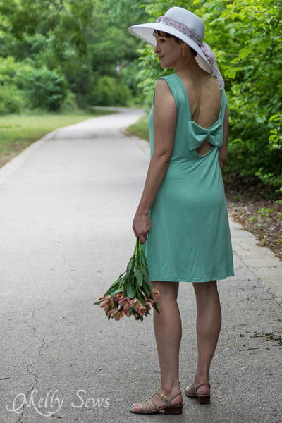 Bow Back Dress Pattern Bow Back Dress Pattern