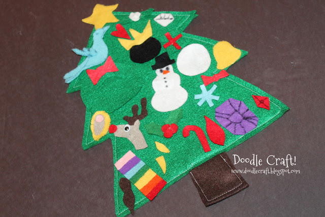 Felt Advent Tree Calendar Felt Advent Tree Calendar