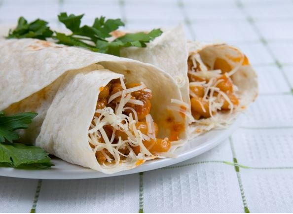 Slow Cooker Two Bean Burritos Slow Cooker Two Bean Burritos