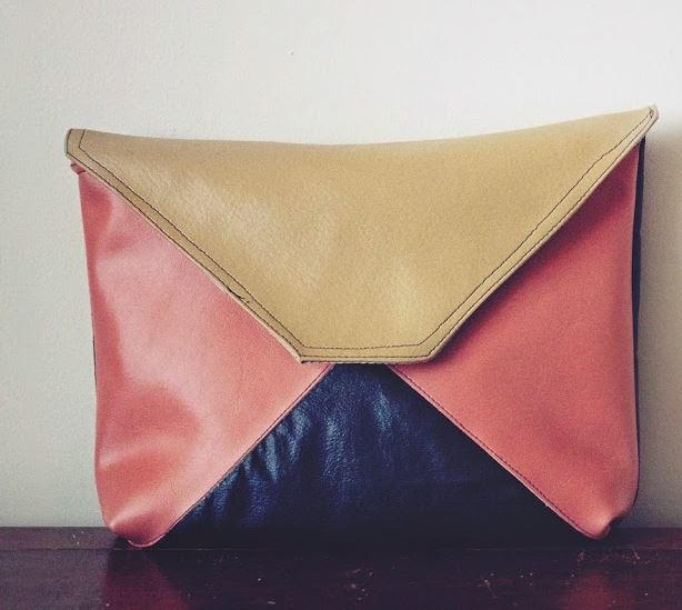 Easy Colorblock Clutch Tutorial Easy Colorblock Clutch Tutorial