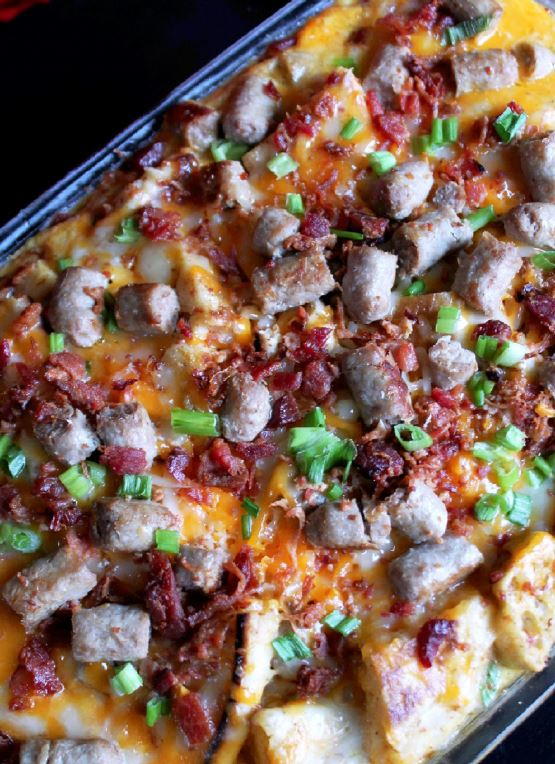 English Muffin Breakfast Casserole