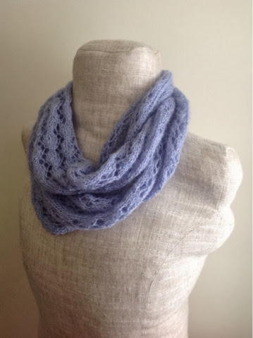 how to make an infinity scarf with lace