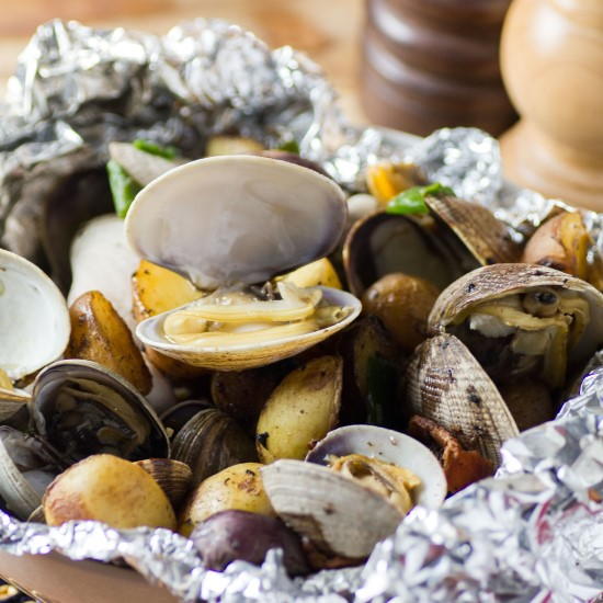 Clam Bacon Little Potato Foil Packs Clam, Bacon, Little Potato Foil Packs