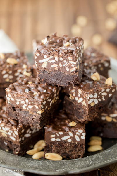 Peanut Butter Crunch Brownies Peanut Butter Crunch Brownies