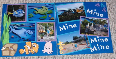 Finding Nemo Scrapbook Layout