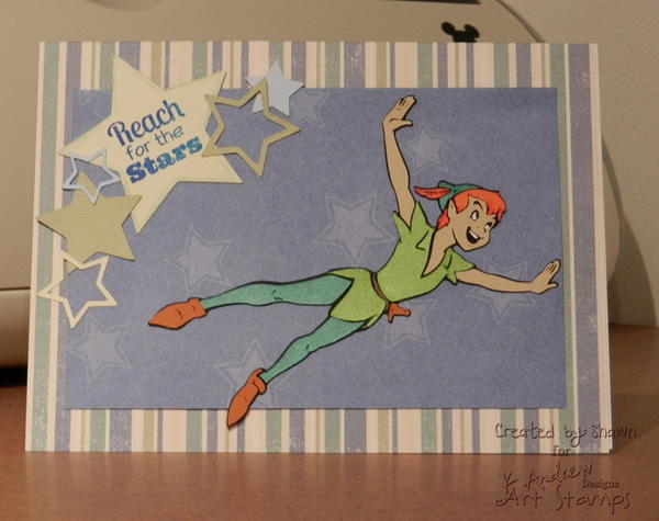 Reach For The Stars Handmade Card Reach For The Stars Handmade Card