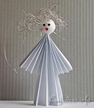 Heavenly Paper Angel Ornament