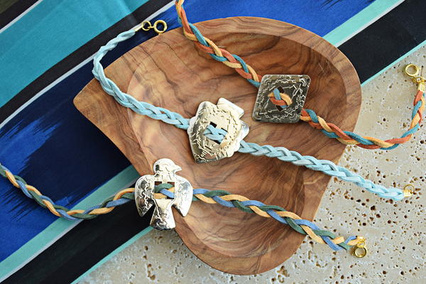 Western Braided Leather Choker Western Braided Leather Choker