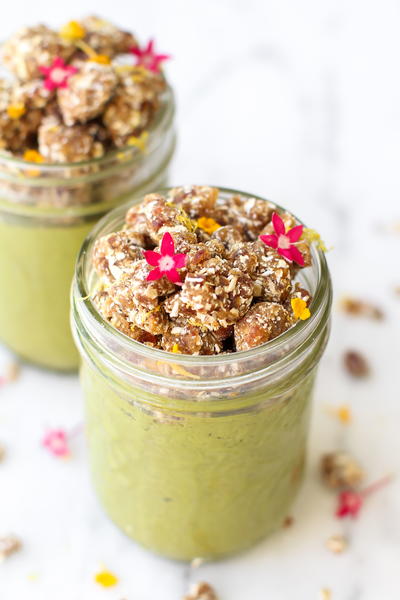 Matcha Chia Oat Pudding Matcha Chia Oat Pudding