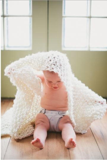 Perfectly Easy Chunky Baby Blanket Perfectly Easy Chunky Baby Blanket