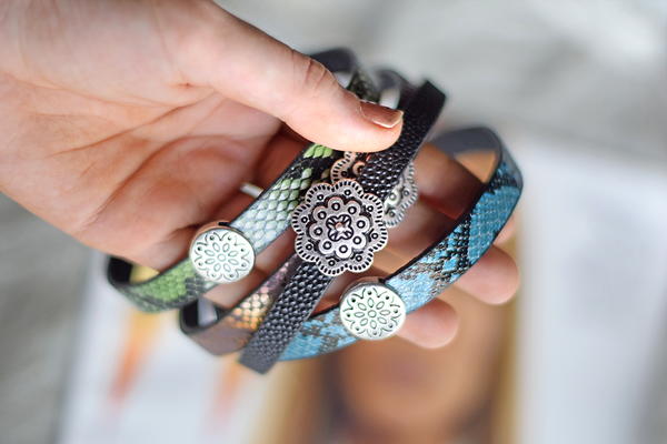 Scaly Snake Leather Choker Scaly Snake Leather Choker