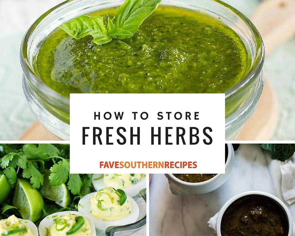 How to Store Fresh Herbs